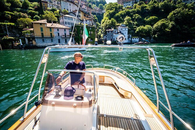 2H Private Cruise on a beautiful wooden speedboat on Lake Como - Where you start at Como: Sant’Agostino pier near Como Lago station