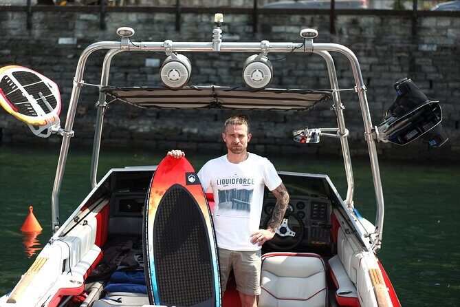 2H Wakeboard and Wakesurf on Lake Como with Mastercraft Boat - Optional swim: when you should take it and when you should skip it