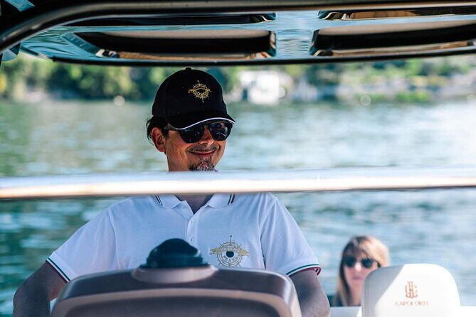 3H Guided Cruise Stop Bellagio Tender yacht Invictus 9 Pax - Tremezzina details: grand hotels, Villa Carlotta, and the view angle shift