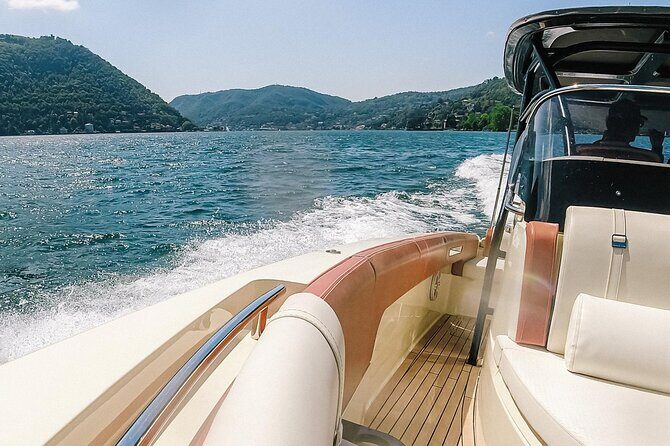 4H Como Lake Cruise drop of Bellagio and Varenna on Tender Yacht - The quieter shoreline acts: Lezzeno, Nesso, Orrido di Nesso, and Roman bridge views