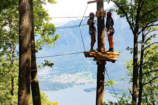 Adult Daily ticket for Adventure Park in Gravedona - How the course setup fits adults, kids, and everyone in between