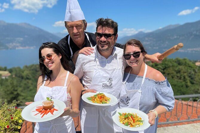 Bellagio Cook With a View + Villa Melzi - The hilltop restaurant kitchen: pasta, gnocchi, and dessert practice