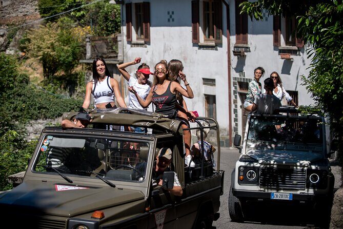 Como-Brunate Jeep Sightseeing Tour & Funicular Rail SKIP THE LINE - Via Pissarottino Viewpoint: The Liberty Villa Stretch