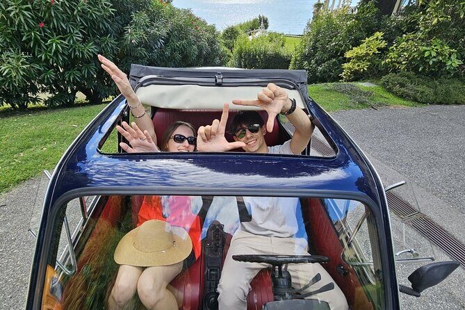 Como Lake: vintage car Fiat 500 Rental - What you get before driving: lesson, maps, and advice