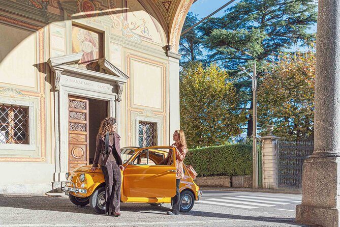 Como Lake: vintage car Fiat 500 Rental - English support and the mobile ticket