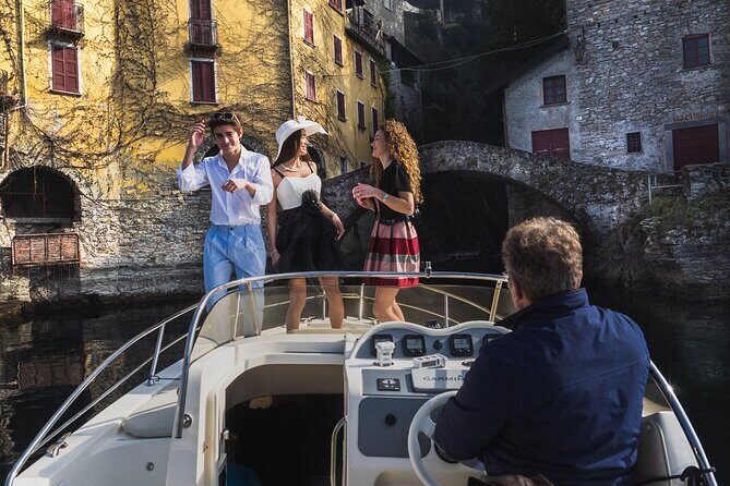 Glamour tour (3 H) speed boat stop in Bellagio - Orrido di Bellano and the waterfall feeling close