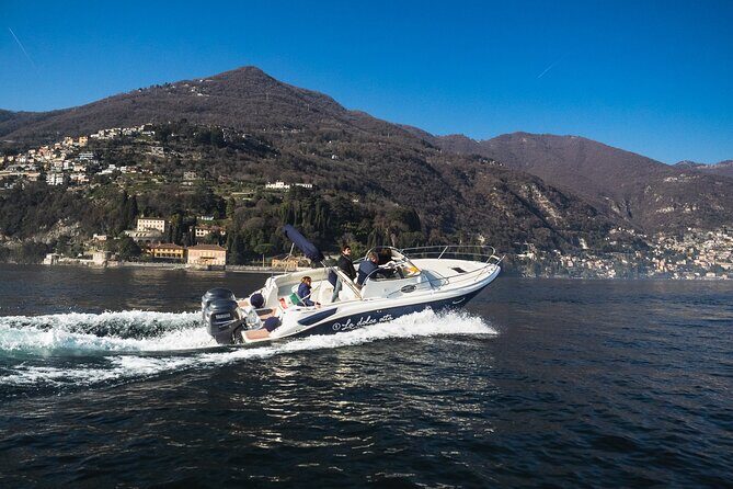 Glamour tour (3 H) speed boat stop in Bellagio - Comacina Island: Roman to medieval, and ruins you can walk