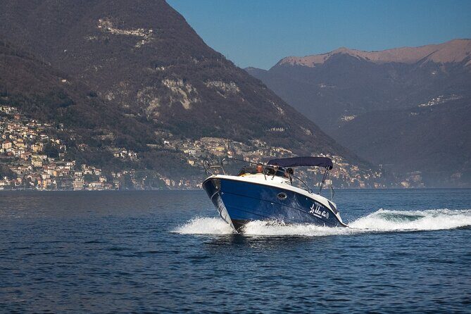 Glamour tour (3 H) speed boat stop in Bellagio - What the boat ride feels like: comfort and control