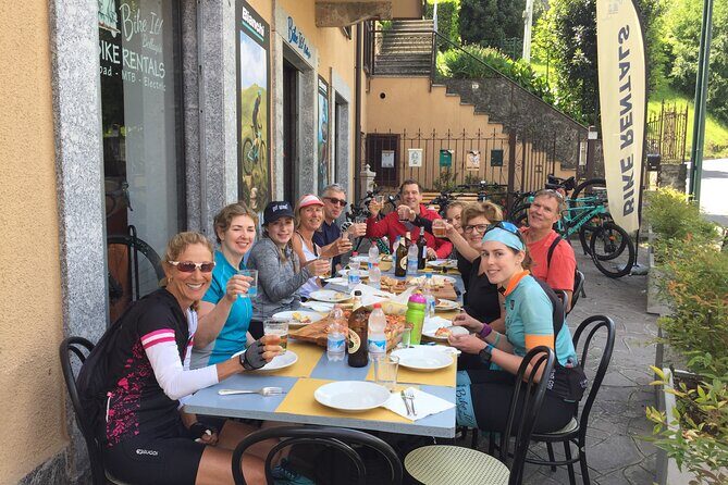 Group Bike Tour: Onno & Ghisallino (E-bikes and Road bikes) - Stop 2: Valbrona viewpoints and the cyclists’ fountain break