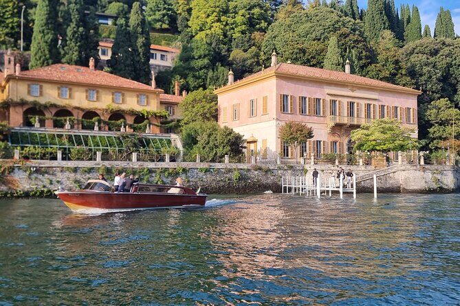 Lake Como Shared Boat Tour and Aperitif with Prosecco - Le Fontanelle and Versace’s era: when the villa became a social scene