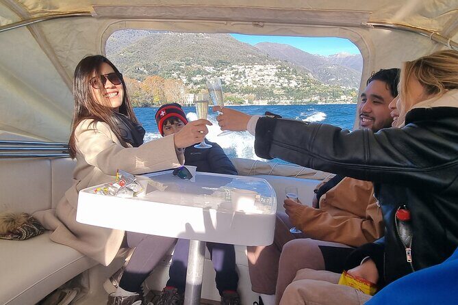 Lake Como Shared Boat Tour and Aperitif with Prosecco - Villa Pizzo, Villa d’Este, and Villa Erba: the famous finish