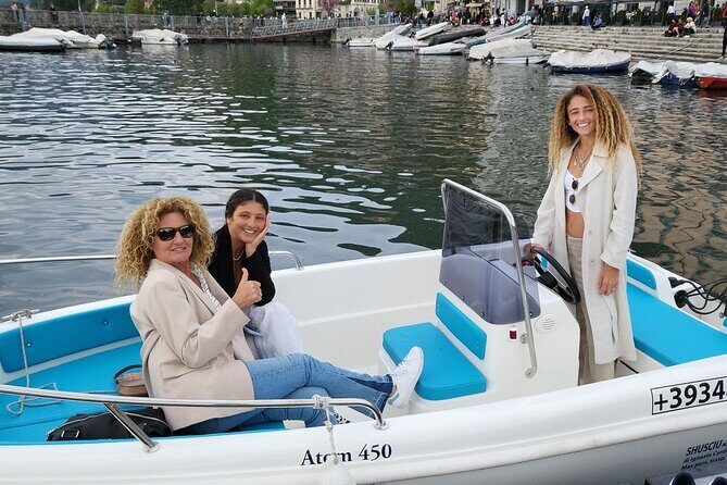 License Free Boat Rental 40hp - Lake Como - Price and logistics: what you pay now versus fuel on board