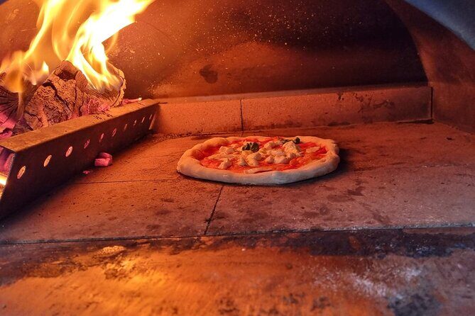Neapolitan DOC Pizza Class And Cooking in a Wood Oven at a Local's house - Smoked Buffalo Mozzarella and Picking Your 3 Pizza Flavors