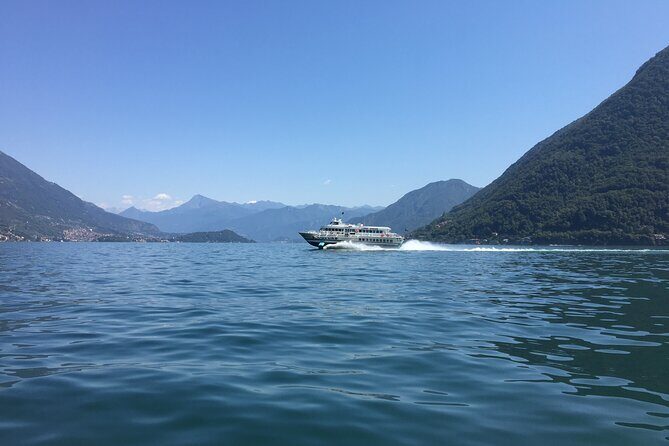 Private 1 hour Boat Tour Como Lake Como - Villa Pizzo, Villa d’Este, and Villa Erba: name recognition from the water