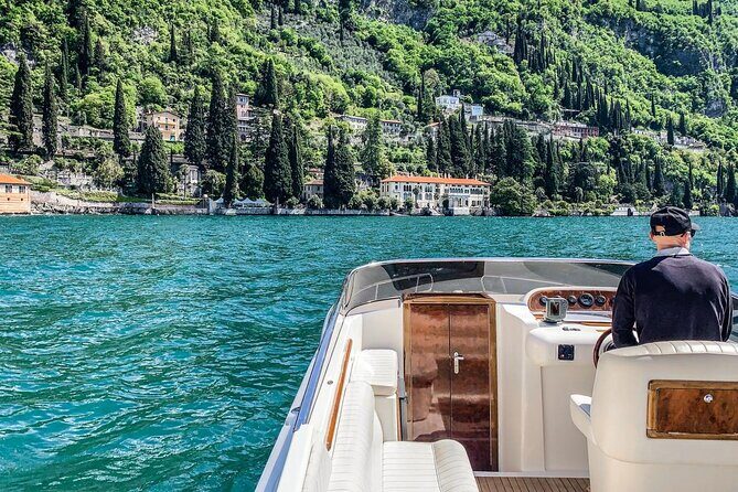 Private guided speedboat cruise on Lake Como from 1H to 4H - Villa Melzi, Lezzeno, and Nesso: changing scenery before the return