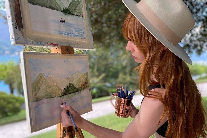 Private painting class on Lake Como shores Bellagio - Why watercolor en plein air in Bellagio feels different