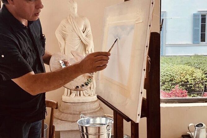 Private painting class on Lake Como shores Bellagio - The timeline: what 1 hour 30 minutes actually gives you