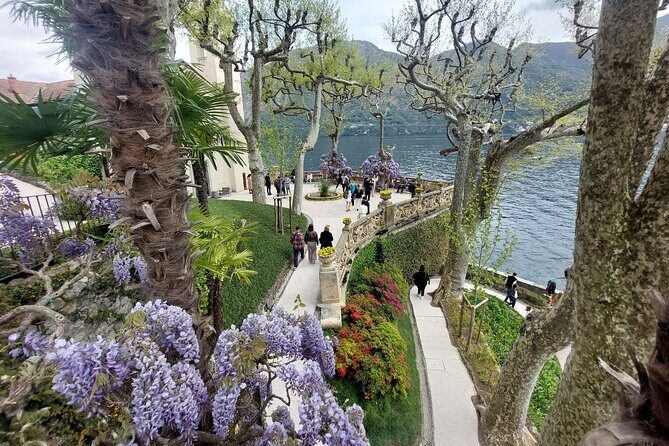Villa Balbianello & Bellagio Full-Day Tour on Lake Como by boat - Villa del Balbianello gardens: the outdoor set tour with Star Wars credentials